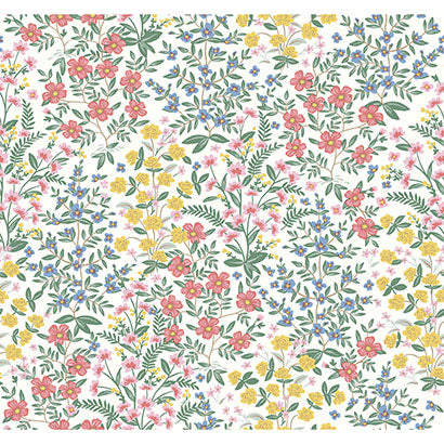 Rifle Paper Co Wildwood Garden White & Pink Wallpaper RP7377