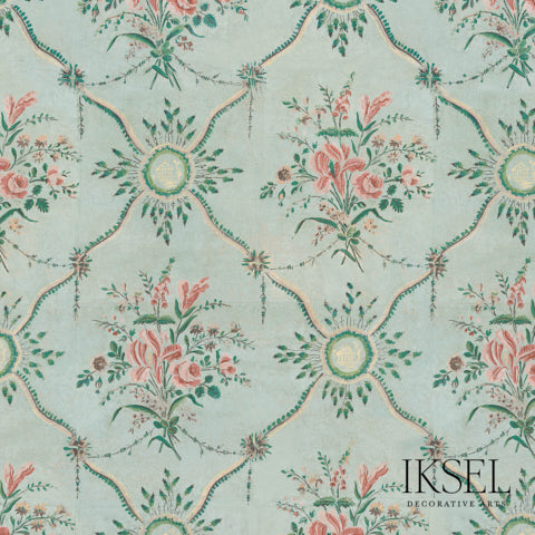 Schumacher Louis Xvi Bouquet Original Wallpaper RW414CS01-255