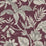 Seabrook Designs Rainforest Leaves Cranberry And Stone Wallpaper Sample RY30201