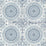 Seabrook Designs Mandala Boho Tile Cerulean And Washed Denim Wallpaper RY30702