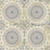 Seabrook Designs Mandala Boho Tile Coral, Cream, And Midnight Blue Wallpaper RY30706