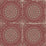 Seabrook Designs Mandala Boho Tile Cabernet And Aloe Green Wallpaper RY30710