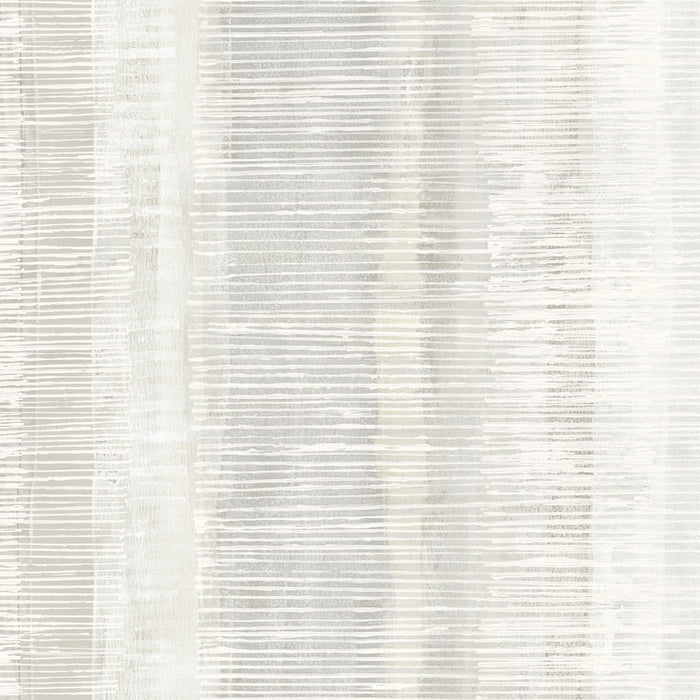 Seabrook Designs Tikki Natural Ombre Gray Mist And Ivory Wallpaper Sample RY31000