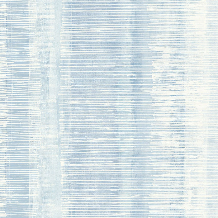 Seabrook Designs Tikki Natural Ombre Blue Oasis Wallpaper Sample RY31002