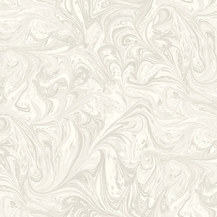 Seabrook Designs Sierra Marble Daydream Gray And Pearl Wallpaper RY31108