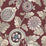 Seabrook Designs Calypso Paisley Leaf Cabernet And Coral Wallpaper Sample RY31201