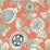 Seabrook Designs Calypso Paisley Leaf Coral And Aloe Wallpaper Sample RY31206