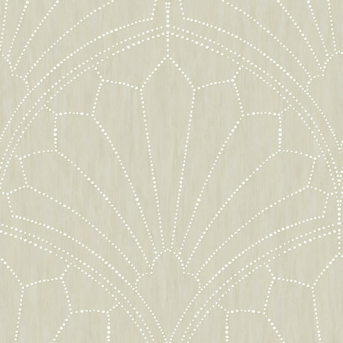 Seabrook Designs Scallop Medallion Sand Dunes Wallpaper RY31505