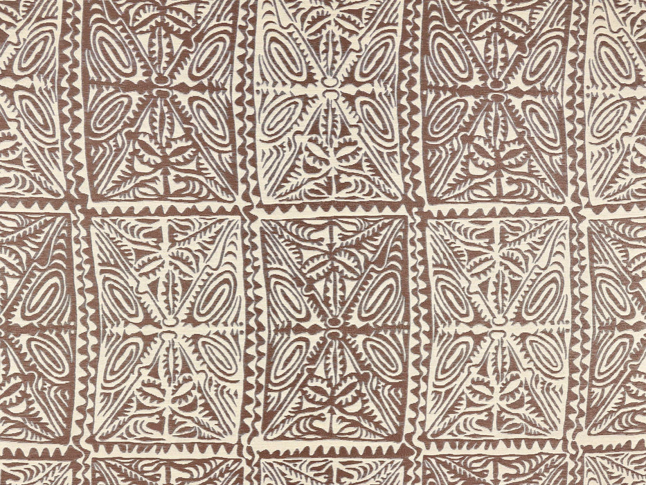 Pierre Frey Tamatoa Cacao Wallpaper Sample FP983003