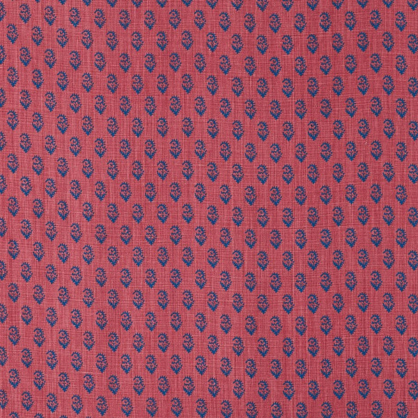 Peter Dunham Rajmata Tonal Raspberry/Indigo Fabric Sample 111RJT13