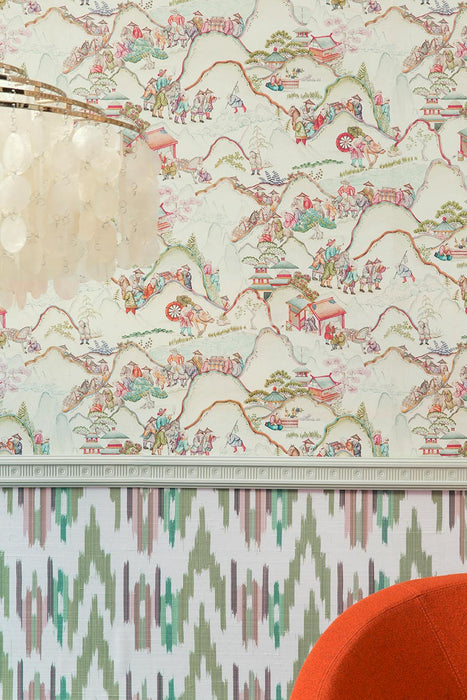 Braquenie L'Odissi Rose Wallpaper Sample BP331001