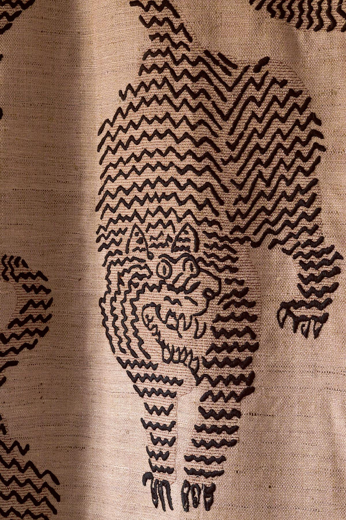 Pierre Frey Royal tiger Dune Fabric F3804001