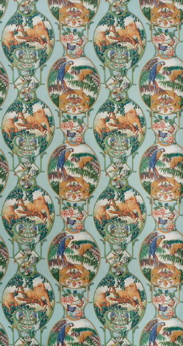 Pierre Frey Singes Et Perroquets Exotique Wallpaper FP579001