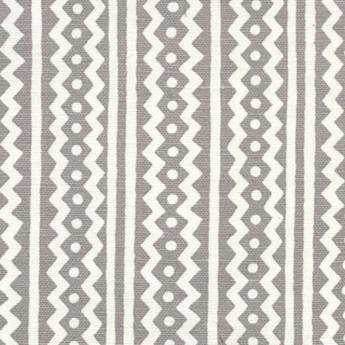 Alan Campbell Ric Rac Gray Fabric Sample AC935-03