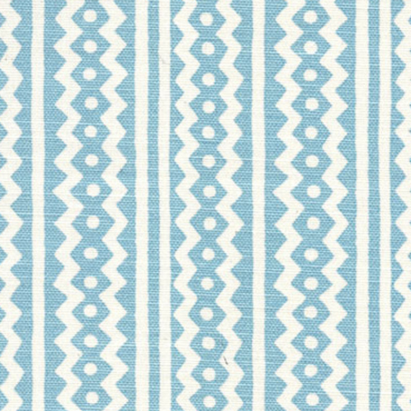 Alan Campbell Ric Rac Pale Blue Sky Fabric AC935-11