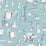 Pierre Frey Les Outils Du Jardinier Ciel Wallpaper Sample FP762001