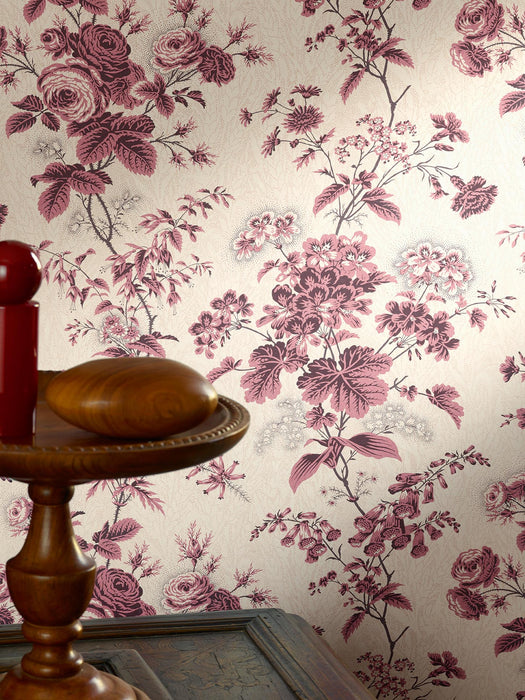 Braquenie Ursuline Mauve Wallpaper BP362002