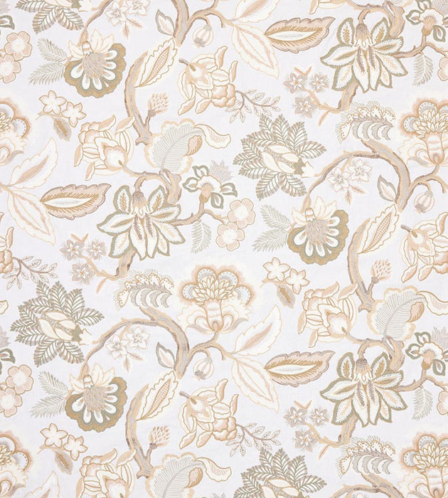 Old World Weavers Hillside Crewel Ivory Fabric S7 0003HILL