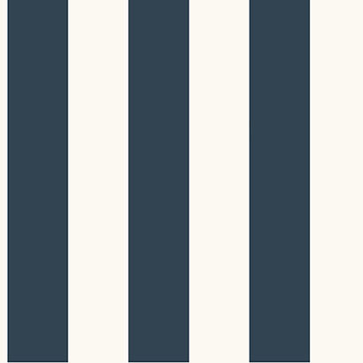 York Awning Stripe Navy Sample SA9174