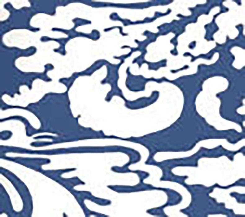 China Seas San Marco Reverse Navy Wallpaper Sample 2335-50WP