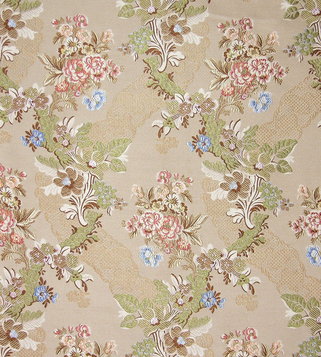 Old World Weavers Villa Carlotta Ecru/multi Fabric Sample SB 00012474