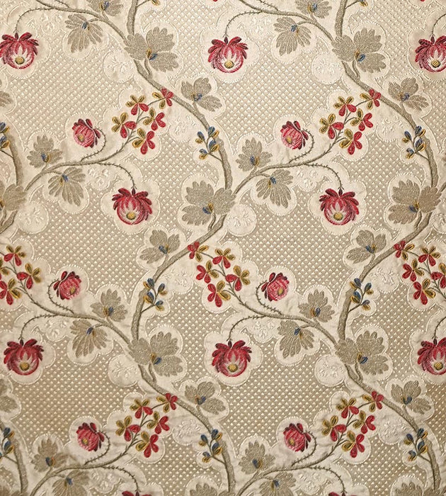 Old World Weavers Trottola Strawberry Cream Fabric SB 00070352