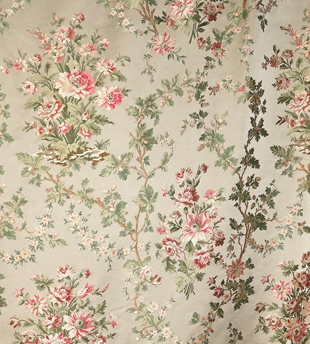 Old World Weavers La Belle Jardiniere Cream Rose Fabric Sample SB 00112866