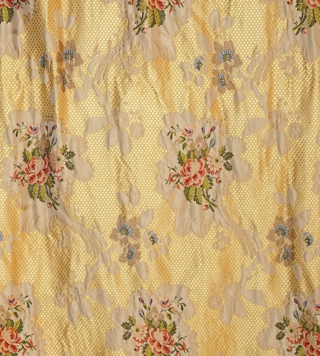 Old World Weavers Frullino Yellow Fabric Sample SB 00049451