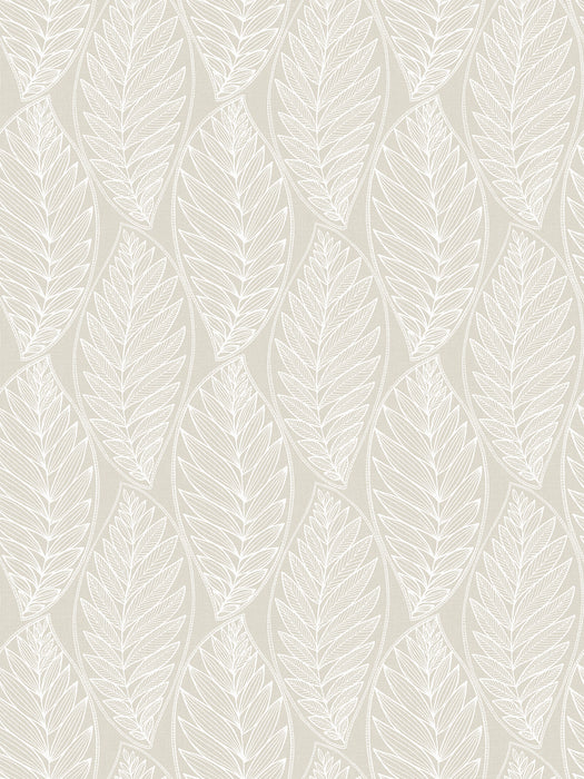 Seabrook Designs Kira Leaf Husk Pebble Wallpaper SC20305