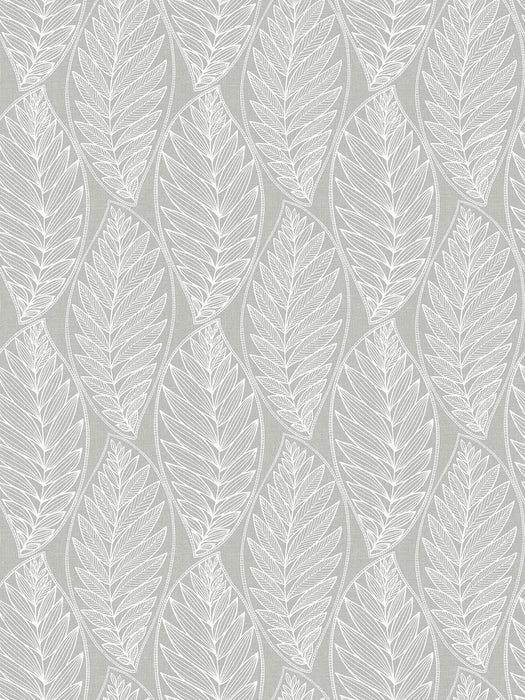 Seabrook Designs Kira Leaf Husk Harbor Grey Wallpaper SC20308