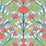 Seabrook Designs Carmela Folk Floral Summer Garden Wallpaper Sample SC20604