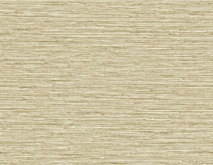 Seabrook Designs Isla Faux Jute Saddle Tan Wallpaper Sample SC20905