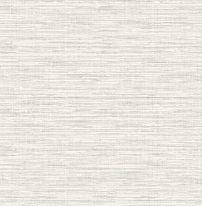 Seabrook Designs Skye Wave Stringcloth Barley White Wallpaper Sample SC21108