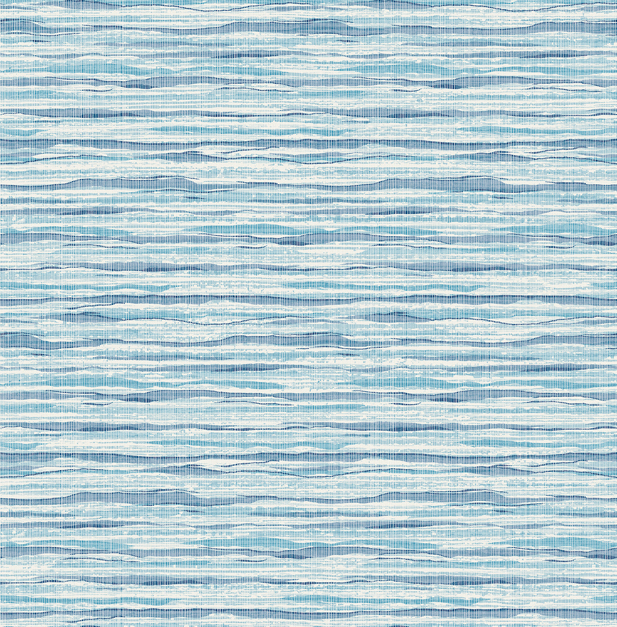 Seabrook Designs Skye Wave Stringcloth Summer Surf Wallpaper SC21122