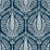 Seabrook Designs Cyrus Harvest Rich Navy Wallpaper Sample SC21412