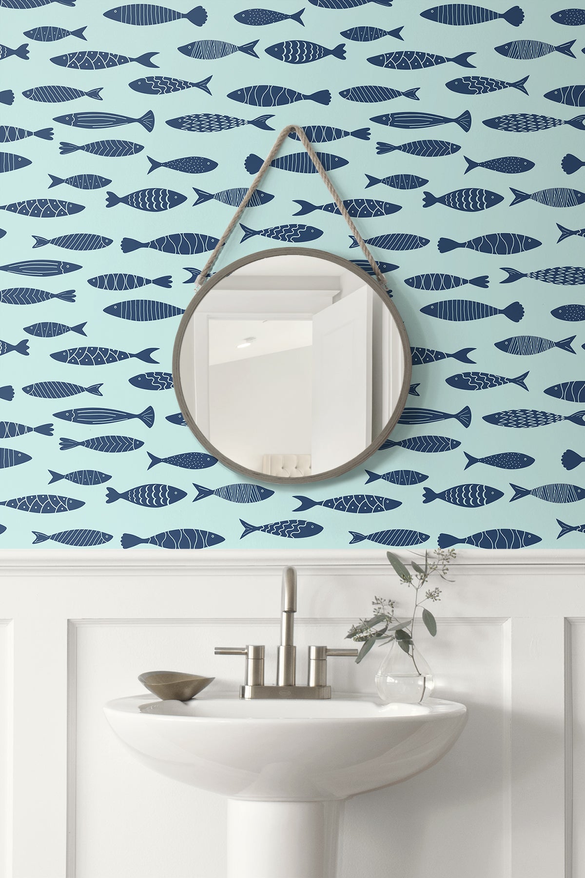 Seabrook Designs Bay Fish Bahama Wallpaper SC21502