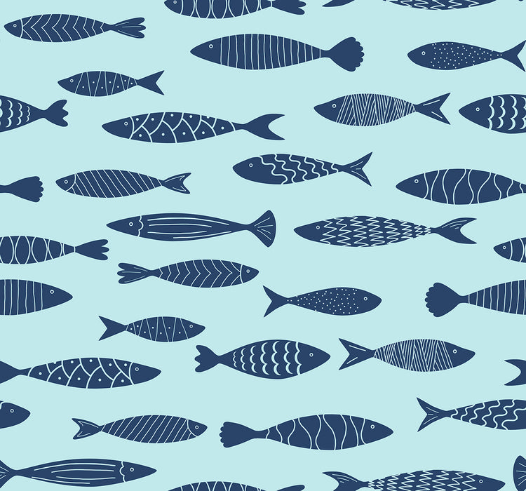 Seabrook Designs Bay Fish Bahama Wallpaper SC21502