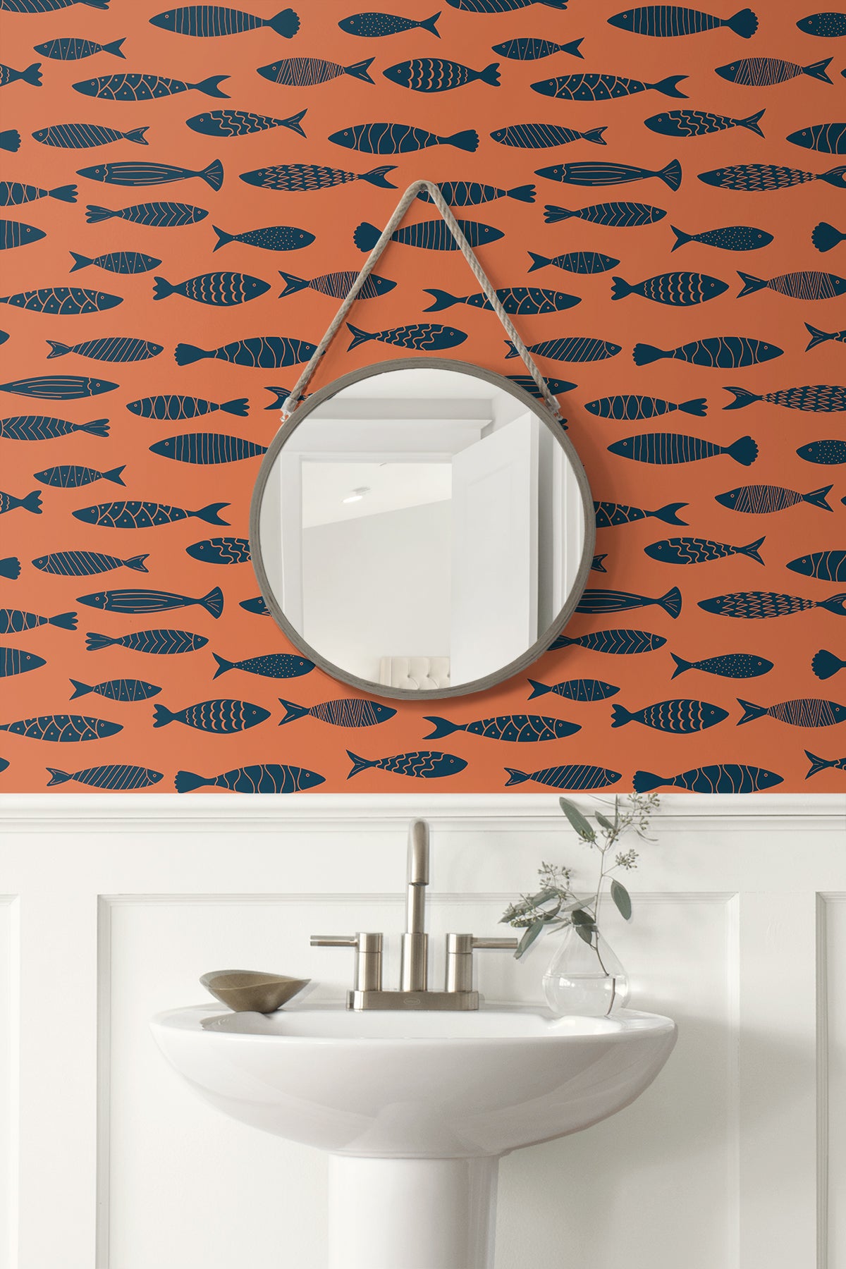 Seabrook Designs Bay Fish Coral Reef Wallpaper SC21506