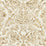 Scalamandre Mansfield Damask Print Ivory & Burnished Gold Fabric SC 000116598