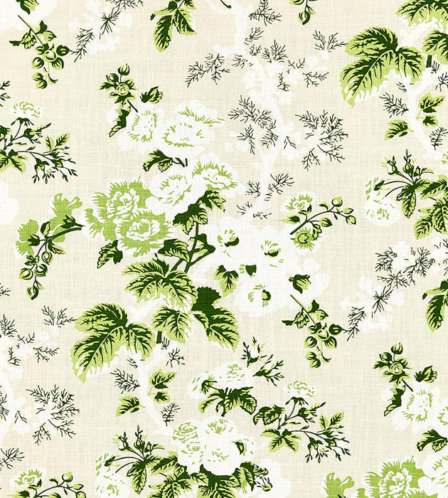 Scalamandre Ascot Linen Print Verdure Fabric SC 000116602