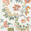 Scalamandre Kew Gardens Warp Print Multi On Ivory Fabric SC 000116611