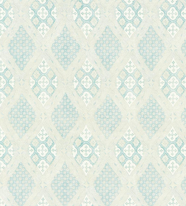 Scalamandre Farrah Print Misty Island Fabric SC 000116626