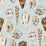 Scalamandre Coquina - Outdoor Multi On Sea Blue Fabric SC 000116639