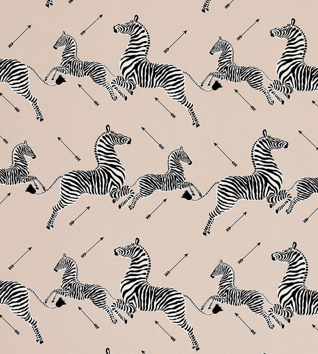 Scalamandre Zebras Petite Sand Fabric SC 000116641