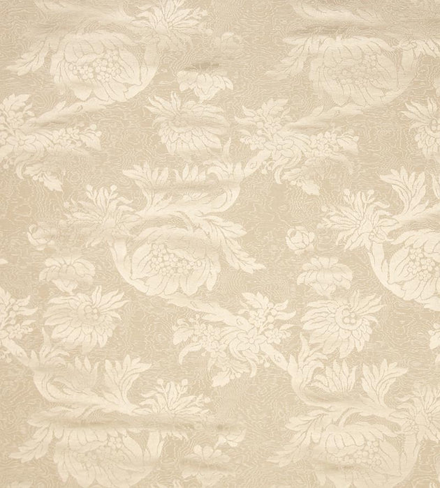 Scalamandre Damas Parc Monceau Cream Fabric SC 000126695