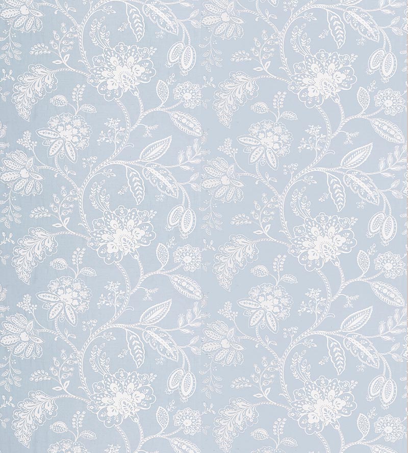 Scalamandre Kaveri Vine Sky Fabric SC 000127011