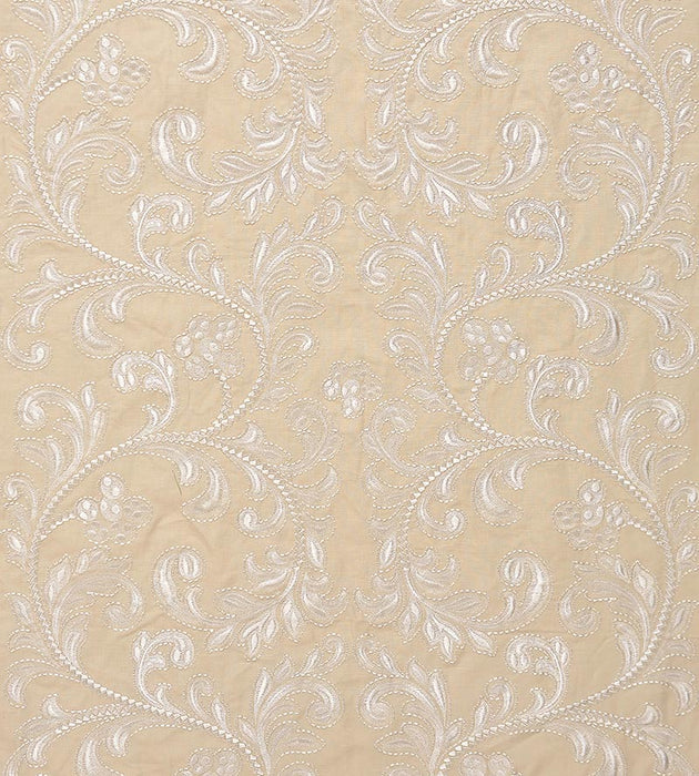 Scalamandre Chiara Embroidery Chardonnay Fabric SC 000127029