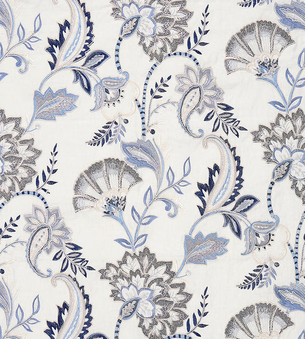 Scalamandre Adara Embroidery Delft Fabric SC 000127036