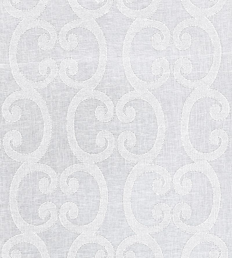 Scalamandre Ornamento Sheer Snow Fabric SC 000127040