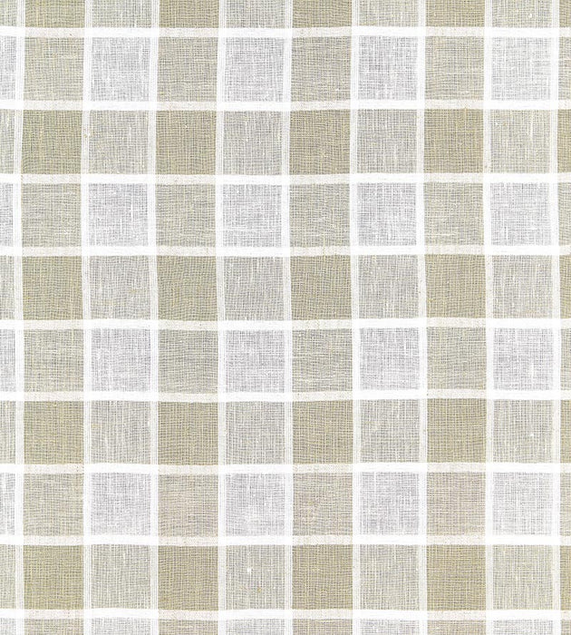 Scalamandre Wainscott Check Sheer Linen Fabric SC 000127043